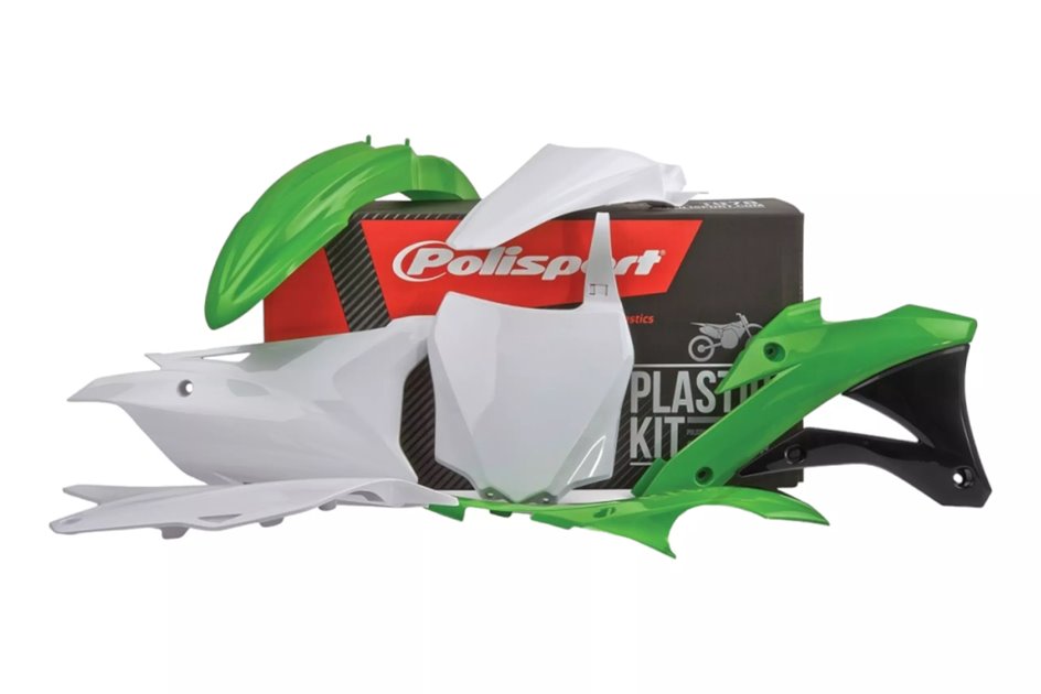 Zestaw plastików Body Kit Polisport zielono czarny | 90632