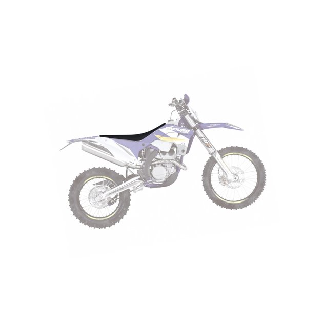 BLACKBIRD POKROWIEC / POSZYCIE NA SIEDZENIE SHERCO SE/SEF 2025 (SE/SFE ALL MODELS 2025) PYRAMID KOLOR CZARNY
