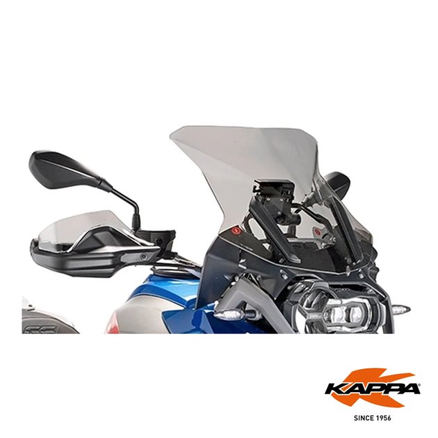 Szyba akcesoryjna BMW R 1200/1250GS Adventure 43,5x43cm przyciemniana Kappa | 5124DK