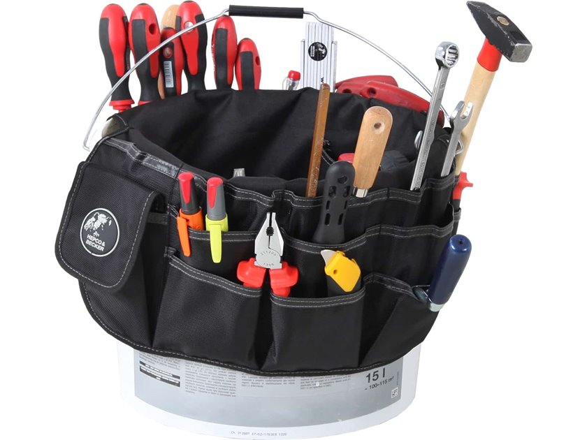 Polytex 5860 Torba na narzędzia do wiadra budowlanego o pojemności 10–15 l Hepco Becker