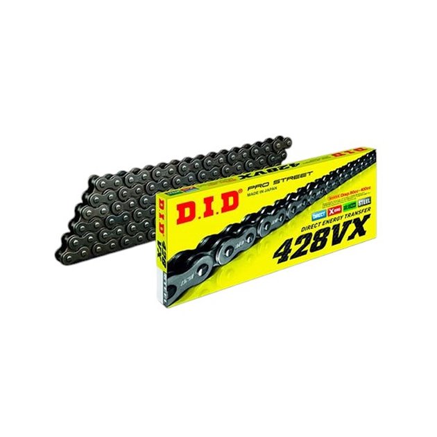 DID Łańcuch napędowy 428VX-144 (144 ogniw) X-RING (otwarty + zakuwka) | 428VX-144ZB
