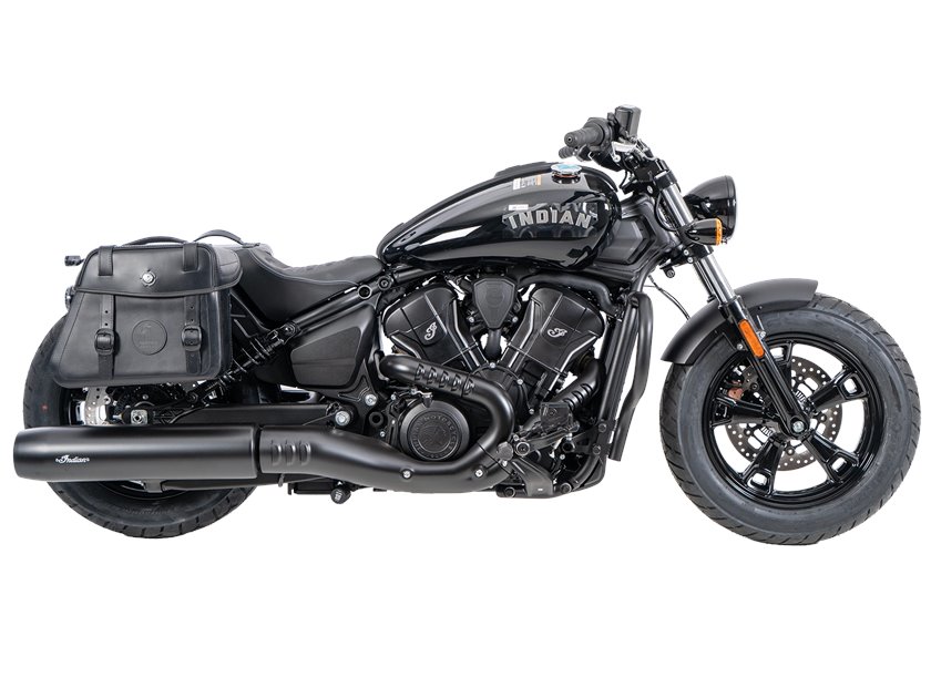 Zestaw: Stelaż pod torby Cutout czarny, torby Rugged czarne Indian Sport Scout Hepco & Becker | 6277699 00 01