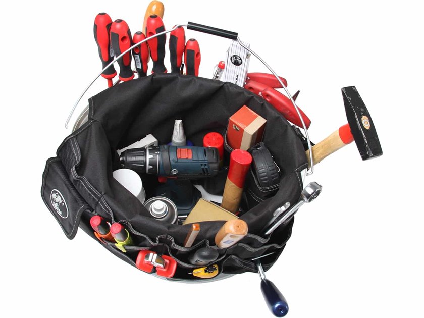 Polytex 5860 Torba na narzędzia do wiadra budowlanego o pojemności 10–15 l Hepco Becker