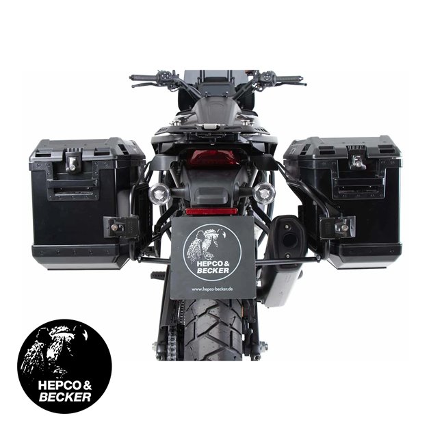 Stelaż Cutout + kufry boczne Xplorer Harley-Davidson Pan America 1250 / Special 2021-2026 Hepco Becker | 6517600 00 01-01-40