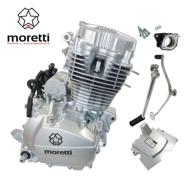 Silnik Moretti pionowy 156FMI, 125cc 4T, 5-biegowy manual (bez oleju)