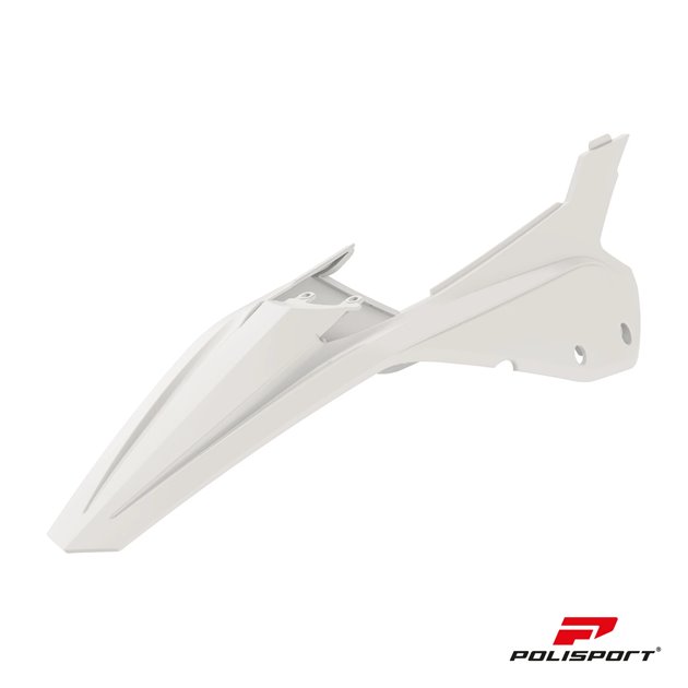 Błotnik tył z boczkami Beta RR250/300 2T, 350/400/450 4T BIAŁY OEM Polisport | 8585300001