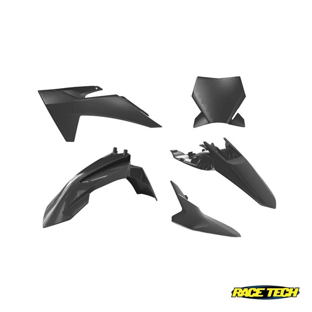 Komplet plastików KTM SX 65 czarny RACETECH | KITKTM-NR0-165