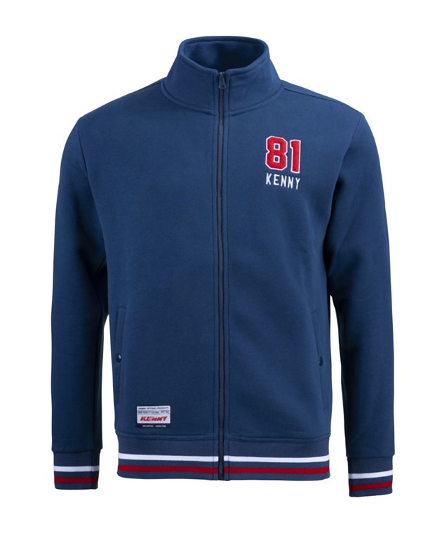 Bluza Kenny Racing Academy Cardigan niebieski XXL | 231-4603030-58