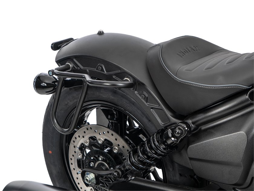 Zestaw: Stelaż pod torby Cutout czarny, torby Rugged czarne Indian Sport Scout Hepco & Becker | 6277699 00 01