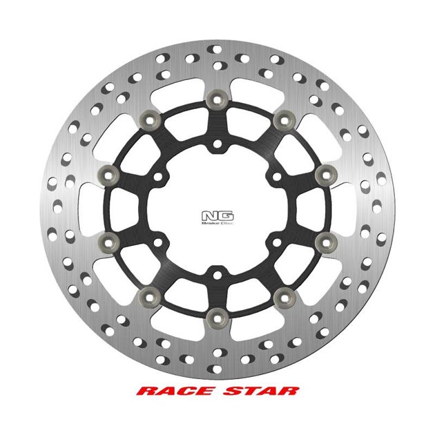 Tarcza hamulcowa (przód) RACE STAR PREMIUM SUZUKI GSX-R 600/750/1000 '08-'18 (310X102X5MM) (6X8,25MM) PŁYWAJĄCA (ŚRODEK ALUMINIOWY, POLEPSZONE CHŁODZENIE) NG