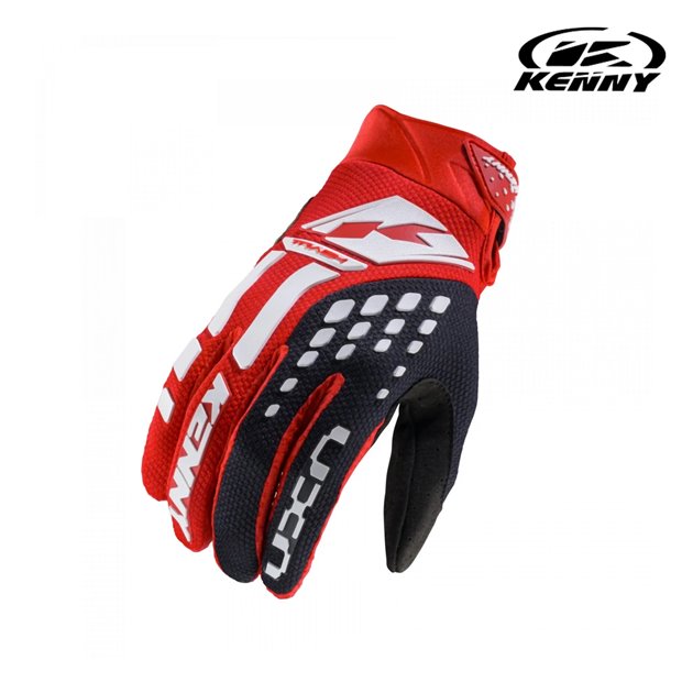Kenny Racing Rękawice Cross/Enduro Track Junior Red L(6 lata) | 251-2803202-0401