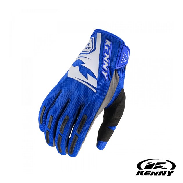 Rękawice Cross/Enduro Performance Blue/Biały Rozmiar S Kenny Racing | 251-2804011-0802