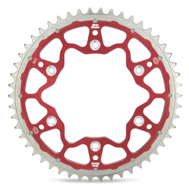 ZĘBATKA TYLNA DUAL RING (STALOWO-ALUMINIOWA) 289 48 (28948) KOLOR CZERWONY HONDA CR/CRF 83-25, BETA RR 13-25, (JTR210.48) (ŁAŃC.520) MOTO-MASTER