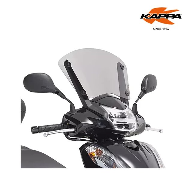Szyba akcesoryjna Honda SH 300i 27x42cm przyciemniana Kappa | KD1143S