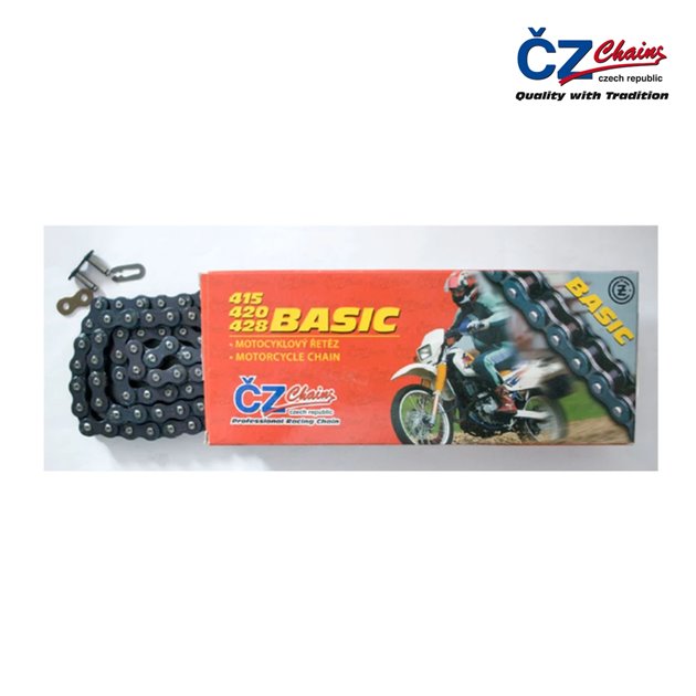 CZ ŁAŃCUCH NAPĘDOWY 420 BASIC (420S) (132 OGNIWA) (19,0 KN) + ZAPINKA
