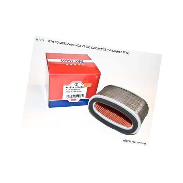 MIW (MEIWA) FILTR POWIETRZA HONDA VT 750 C2/CA/RS/S 2004-2020 (HFA1712) (OEM:17213-MEG-000) (50)