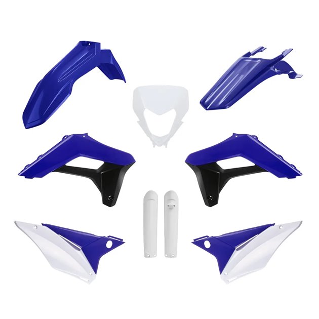 Zestaw plastików Body Kit Polisport Sherco SE-R SEF-R 24 niebieski biały czarny OEM | 91381