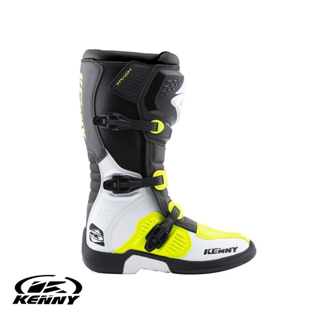 Buty Cross/Enduro Track WHITE/NEON YELLOW 41 Kenny Racing | 221-7103010-4104