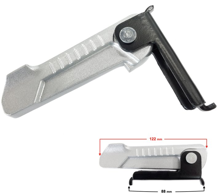 Podnózek, stopka pasażera lewy Skuter elektryczny YADEA E8S