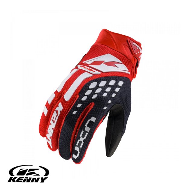 Kenny Racing Rękawice Cross/Enduro Track Junior Red XL(8 lata) | 251-2803202-0501