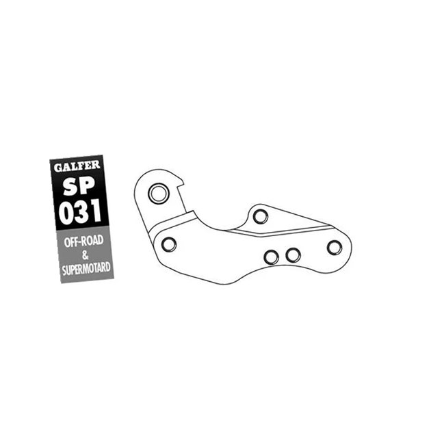 GALFER ADAPTER TARCZY HAMULCOWEJ 260MM YAMAHA WR/YZ 125 `01-07 YZF 250/426/450 2001-07 WRF 250/426/450 00-15