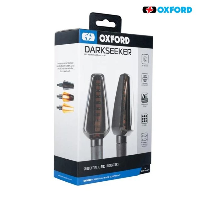 Kierunkowskazy sekwencyjne LED DARKSEEKER z opornikiem 2 sztuki Oxford | EL365