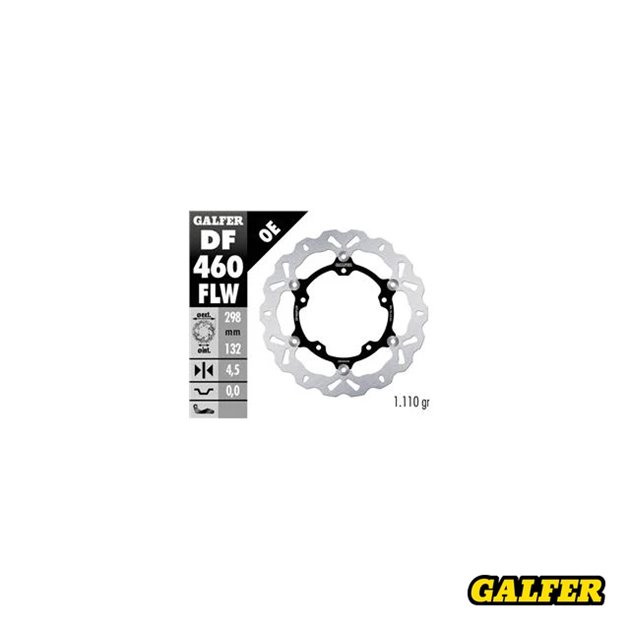 GALFER TARCZA HAMULCOWA PRZÓD YAMAHA MT-03 2016-, YZF R3/R25 2015- (298MM) PŁYWAJĄCA WAVE