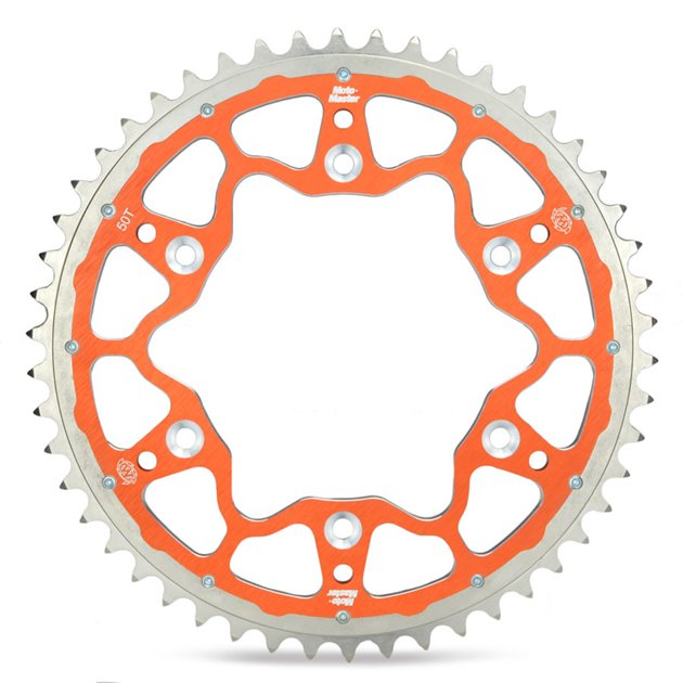 ZĘBATKA TYLNA DUAL RING (STALOWO-ALUMINIOWA) 899 49 (89949) KOLOR POMARAŃCZOWY KTM/HUSQVARNA/HUSABERG (JTA897.49) (ŁAŃC. 520) MOTO-MASTER