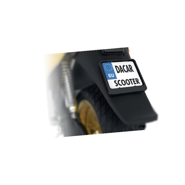Ramka pod tablicę rejestracyjną Skuter Czarny BIKETEC | R0188