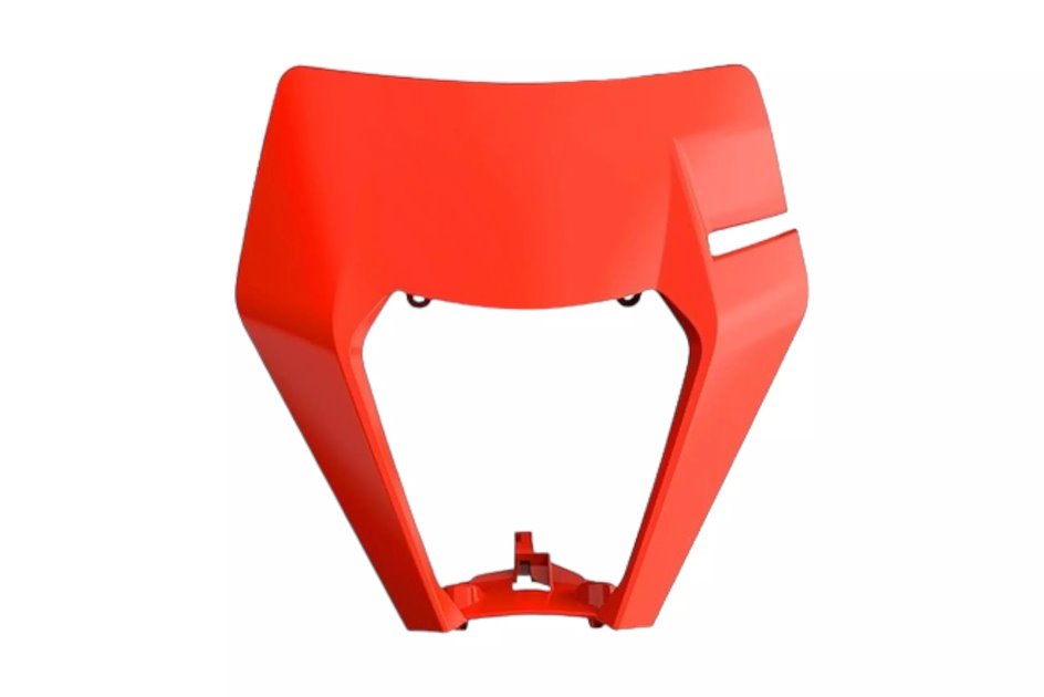 Osłona lampy przód Polisport pomarańczowa | 8666800006