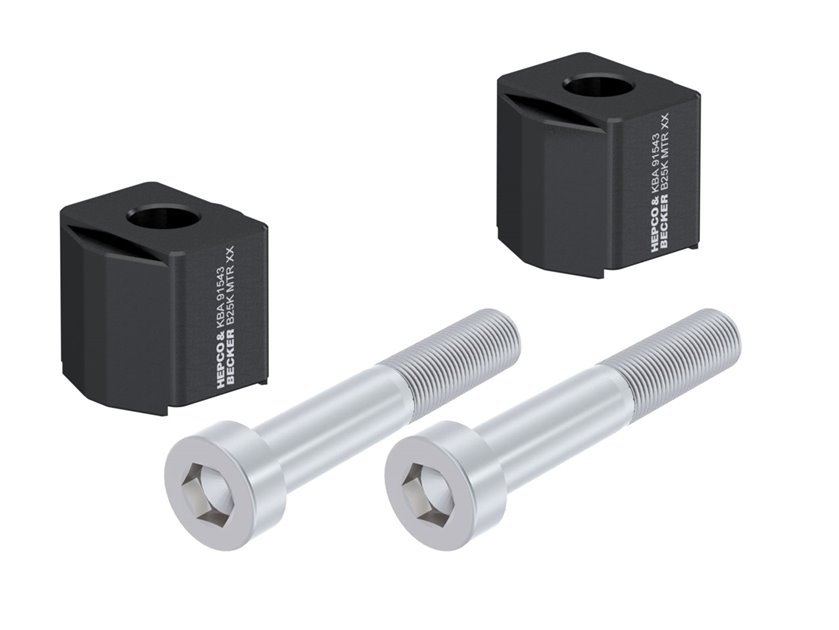 Podwyższenie kierownicy 25 mm czarne do KTM 890 SMT 2023-2026 Hepco & Becker | 42357655 25 01