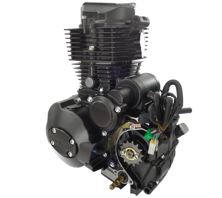 Silnik Moretti pionowy 163FMK, 175cc 4T, 5-biegowy manual, czarny