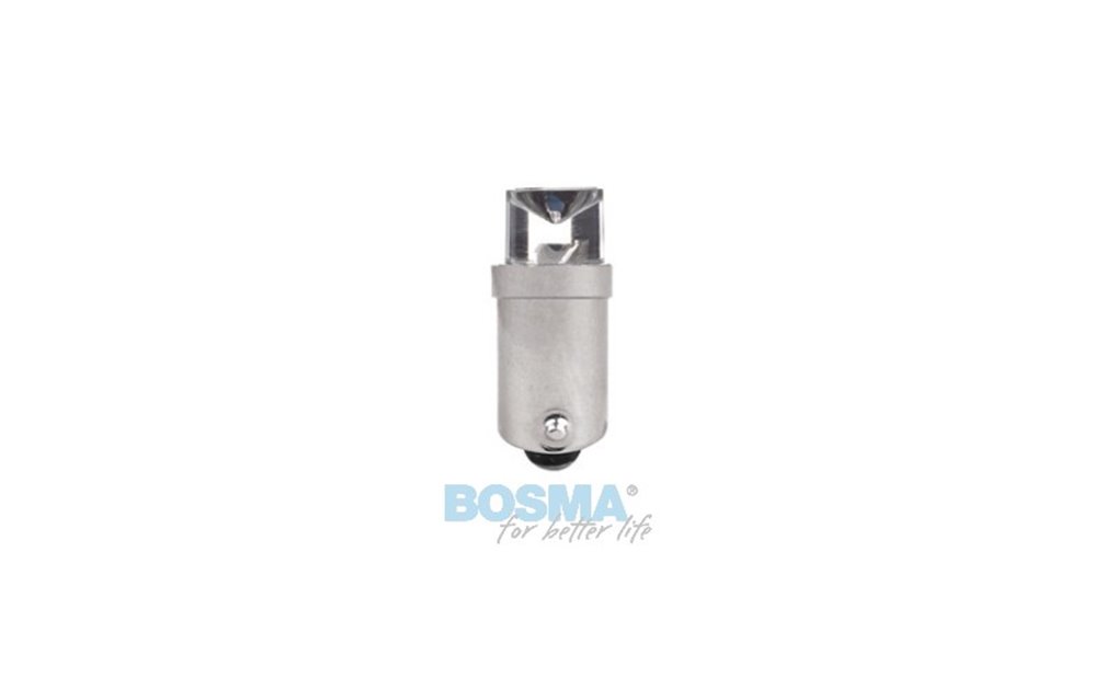 Żarówka BOSMA 12V 1*LED STANDARD BA9s YELLOW WIDE VIEWING BLISTER