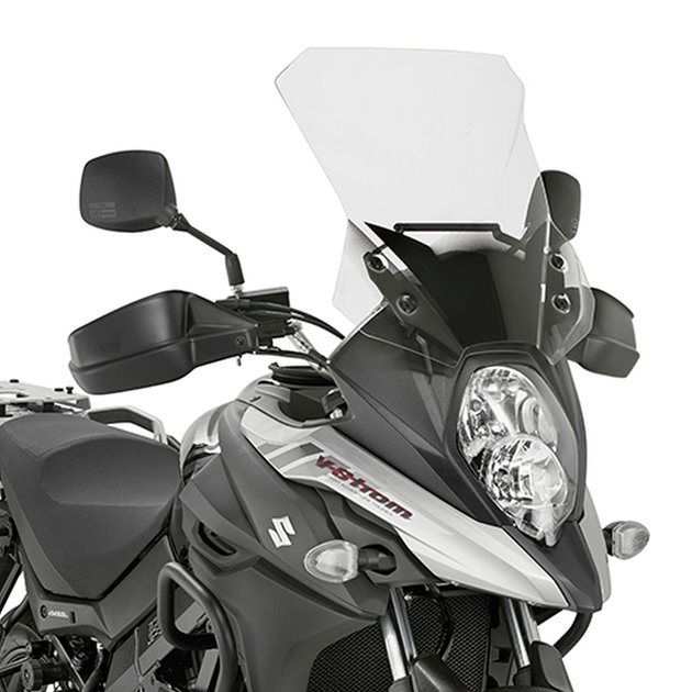 KAPPA SZYBA SUZUKI DL 650 V-STROM 2017-2024 44 X 43 CM PRZEZROCZYSTA - uszkodzona dolna krawędź szyby