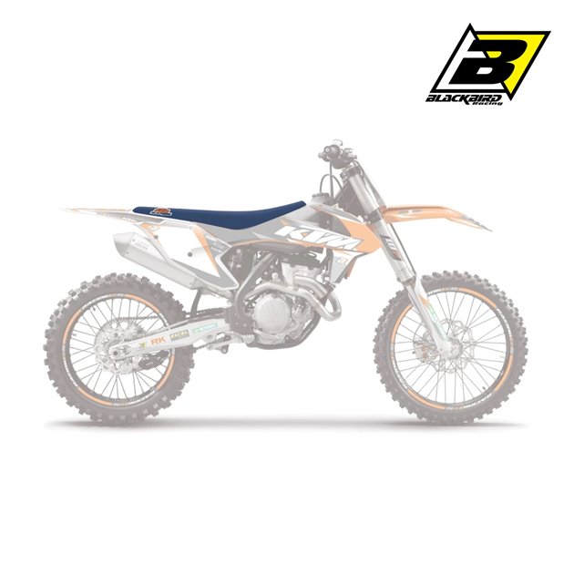 BLACKBIRD SIEDZENIE KOMPLETNE KTM SX/SXF 2016-2018, EXC 2017-2019 (SX/SXF ALL MODELS 2016-2018, EXC/EXCF ALL MODELS 2017-2019) BLUE MOON (WYSOKIE +15MM)