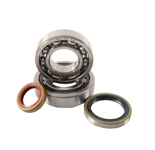 Promx łożyska wału korbowego z uszczelniaczami KTM SX/EXC 125/200 '98-'22 , HUSQVARNA TC/TE 125 '14-'22 GAS GAS EC/MC 125 '21-'22 (NACHI, NSK MADE IN JAPAN) (USZCZELNIACZE OEM KTM) (24-1097) ProX