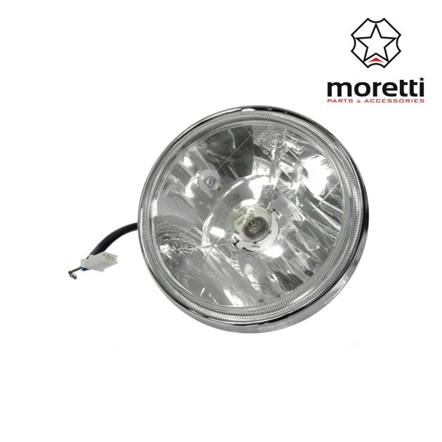 Reflektor, lampa do motocykla srebrny Barton Classic 125 156FMI Motocykl 125