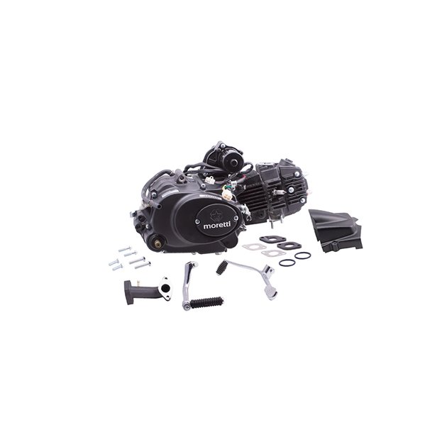 Silnik Moretti poziomy 152FMH, 110cc 4T, 4-biegowy manual, czarny (bez oleju) 139FMB Motorower biegowy