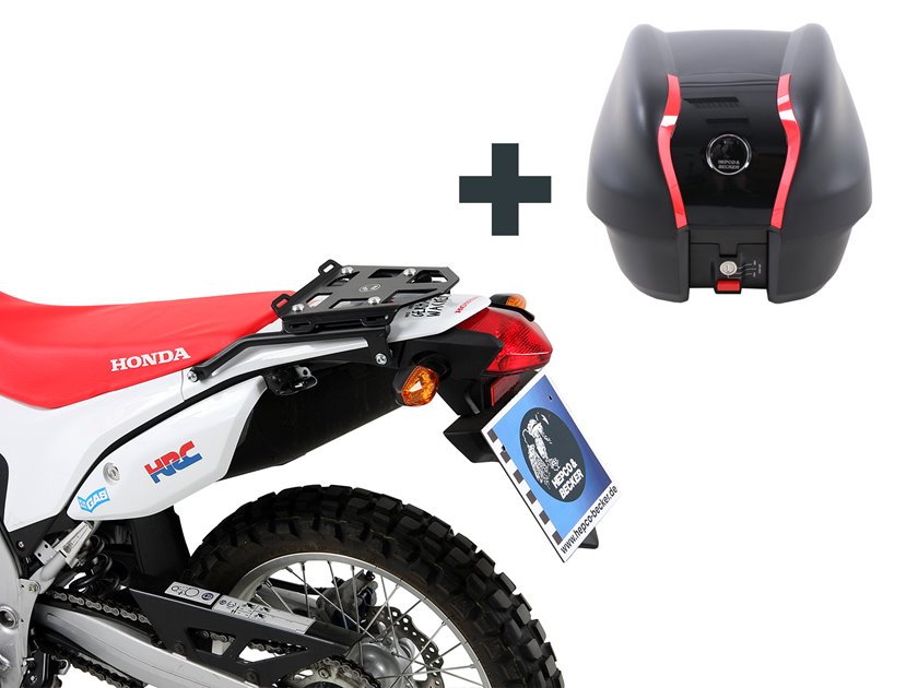 Bagażnik Minirack + kufer centralny Honda CRF 250 Rally 2017-2020 Hepco Becker | 6609511 01 01-206