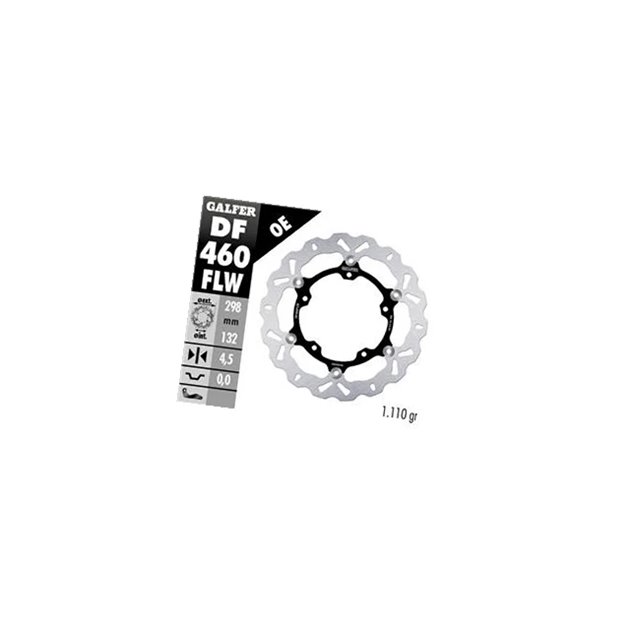 GALFER TARCZA HAMULCOWA PRZÓD YAMAHA MT-03 2016-, YZF R3/R25 2015- (298MM) PŁYWAJĄCA WAVE