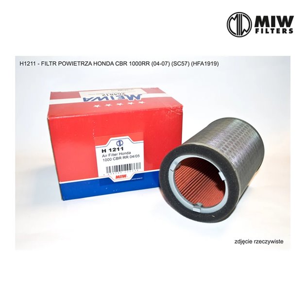 MIW (MEIWA) FILTR POWIETRZA HONDA CBR 1000RR (04-07) (SC57) (HFA1919) (50)