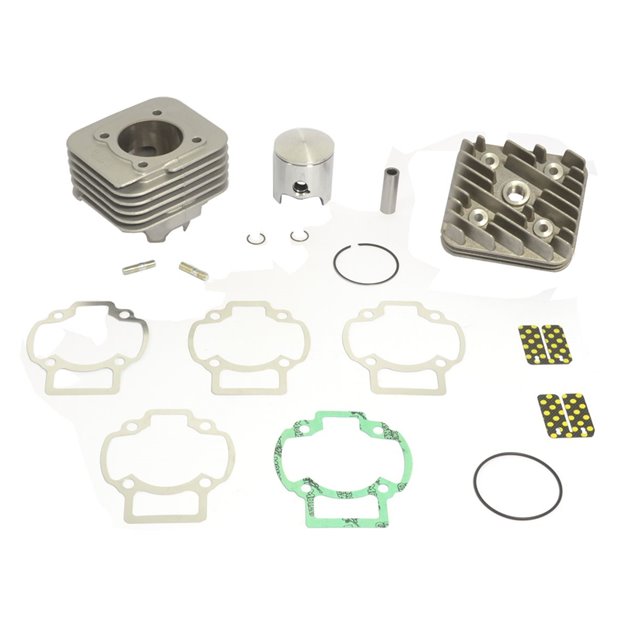 Cylinder Kompletny BIG BORE (47,6MM = 70CC) Z Głowicą i Uszczelkami Aprilia Scarabeo 50, Derbi Atlantis 50, Piaggio Liberty 50 Athena | 069200/1