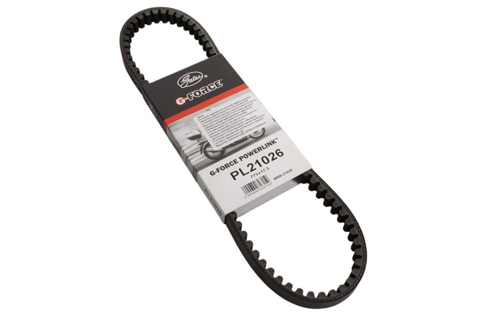 Pasek napędowy skuter POWERLINK Yamaha Aerox 100, BWS 100, Neos 100, MBK Booster 100, Nitro 100, Ovetto 100 (775x17,5mm) GATES | 980821026