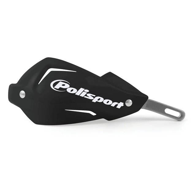 Komplet osłon dłoni listki handbary Polisport Touquet z zestawem montażowym 22mm 28mm czarne | 8306700009