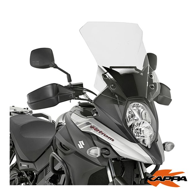 KAPPA SZYBA SUZUKI DL 650 V-STROM 2017-2024 44 X 43 CM PRZEZROCZYSTA - uszkodzona dolna krawędź szyby