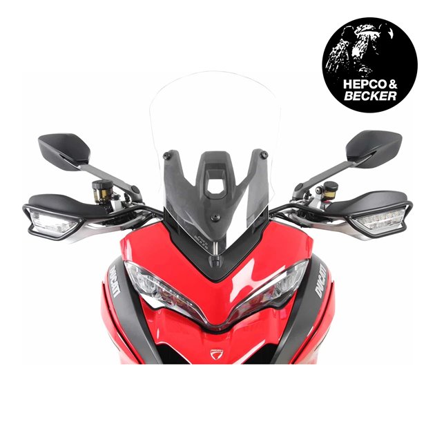 Osłona oryginalnych handbarów Ducati Multistrada 1260 / S 2018 - 2020 Hepco Becker | 42127567 00 01