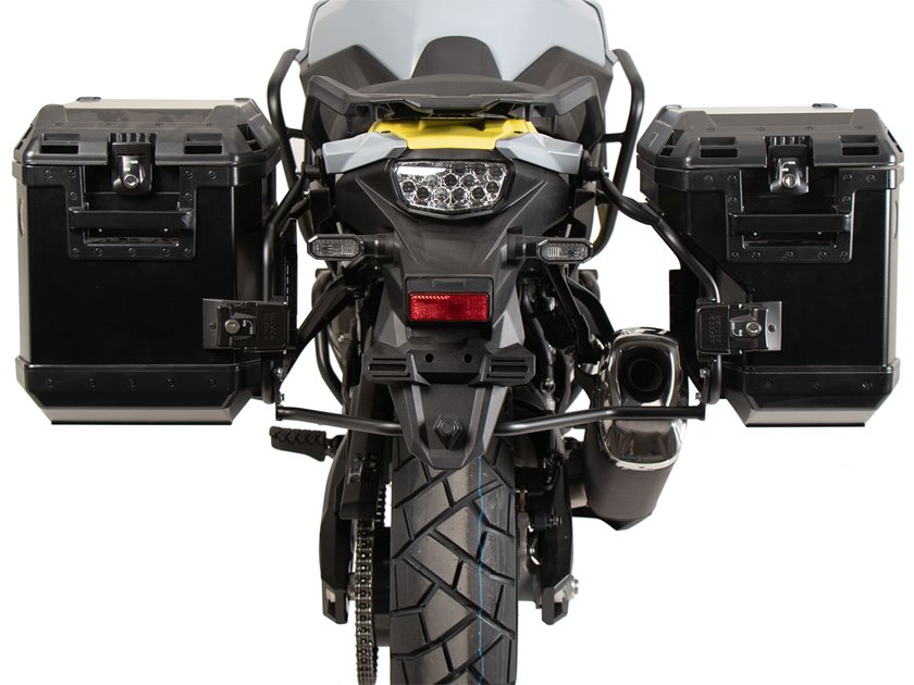 Stelaż kufrów bocznych Cutout Xplorer Suzuki V-Strom 800 2024-2026 Hepco Becker | 6513553 00 01-01-40
