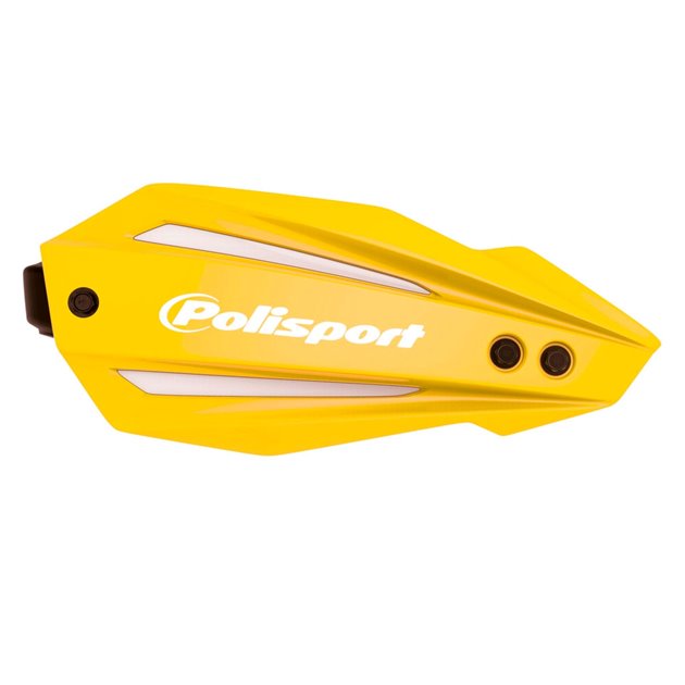 Osłony rąk (handbary) Bullit Full Wrap Around z uniwersalnym zestawem montażowym 22/28 żółty Polisport | 8308600009