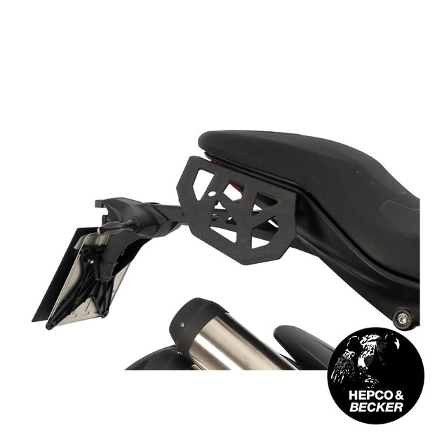 Wsporniki pod sakwy Luggage Guard czarne Ducati Monster 890/+ Hepco&Becker | 6717714 00 01