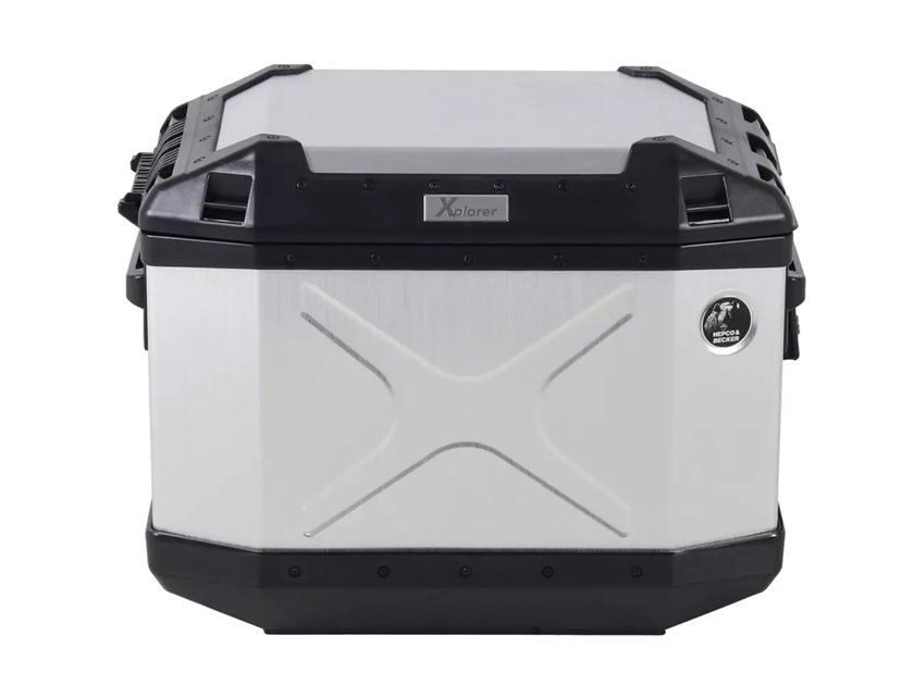 Kufer Xplorer 40 srebrny - kufer boczny lewy [pojemność: 40L]